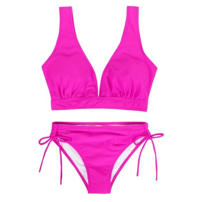 ENSEMBLE DE BIKINI crochet fait main gland boho maillot de bain pour