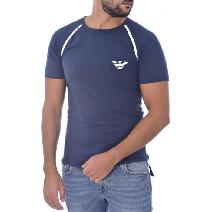 T-shirt Emporio Armani Train Athletic - Bleu/Noir