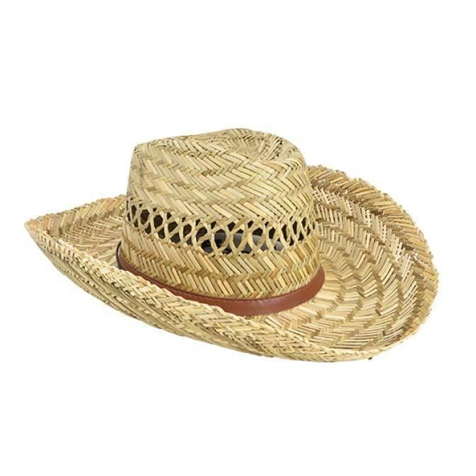 Chapeau De Cowboy Enfant Ariat – Paille Multicolore – Taille L – été