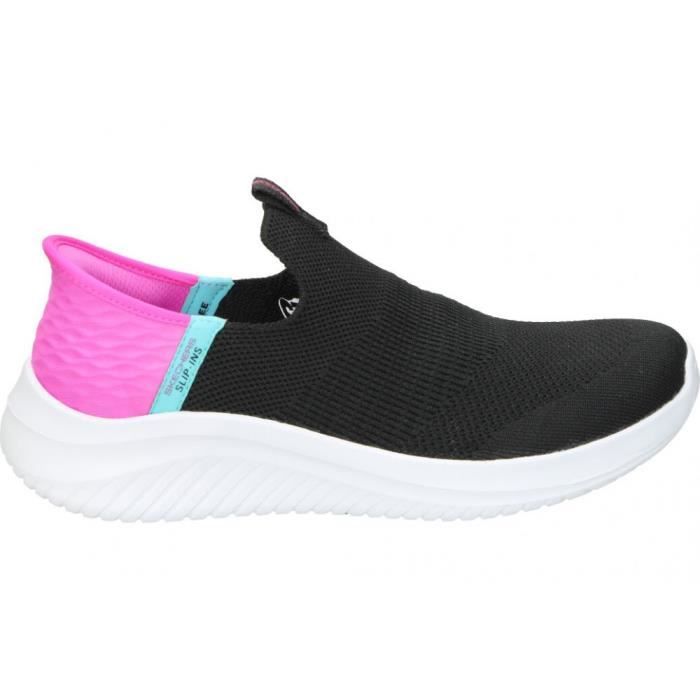 Skechers Baskets SKECHERS 303800L-BKPK pour femme - Noir - Lacets