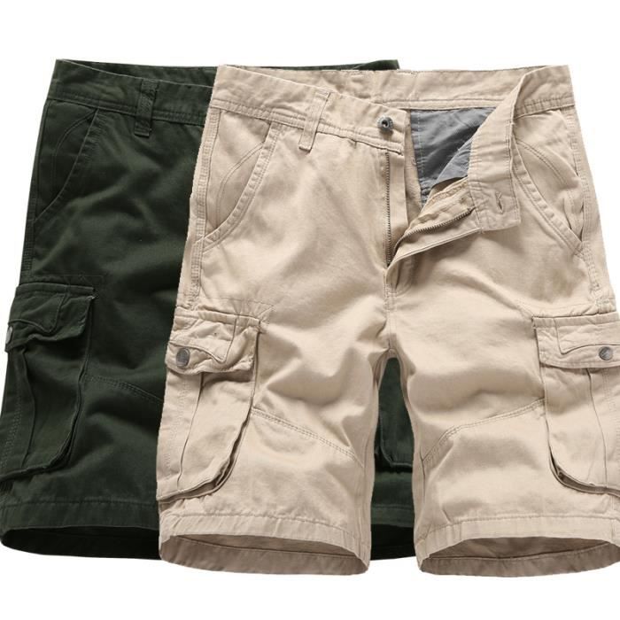 Mens cotton cargo shorts online