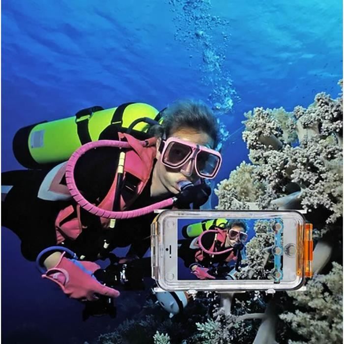 Housse de plongée, boîtier sous-marin, nouveau boîtier étanche pour appareil  photo – les meilleurs produits dans la boutique en ligne Joom Geek