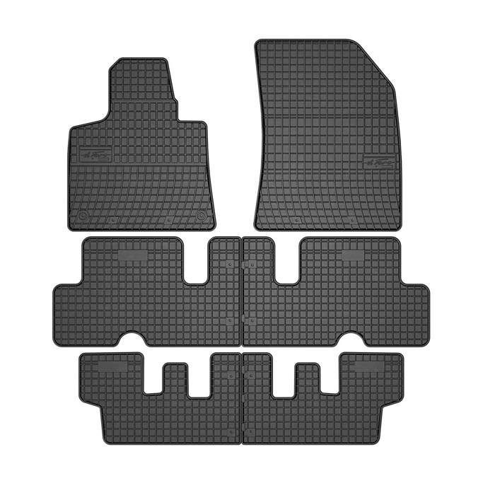Tapis de Sol pour Citroen C4 Grand Picasso 2013-2018 3ème rangée caoutchouc Noir