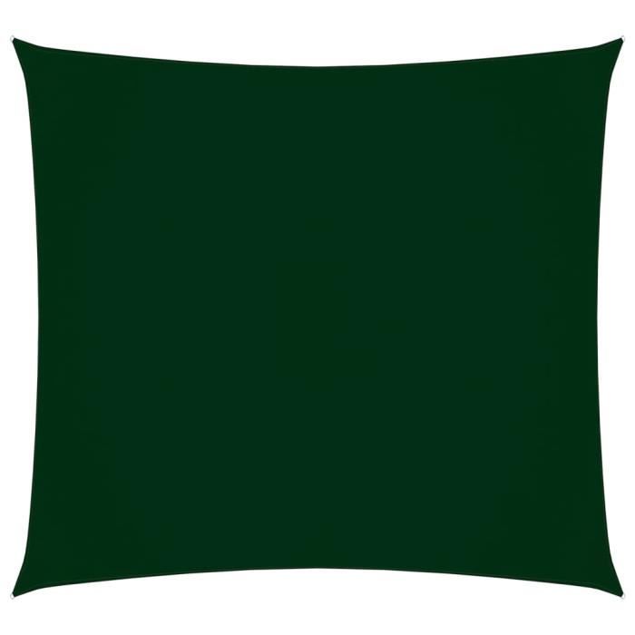 Auvent De Terrasse BMP - Voile D'ombrage Imperméable 160 G-m² Vert Foncé 4x4 M PEHD