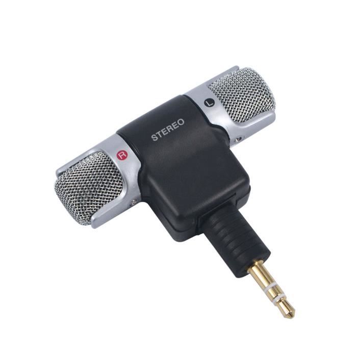 Microphone Hama Col De Cygne Jack 3.5mm Pour Ordinateur Portable - Noir
