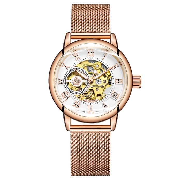 Montre Squelette Femme Automatique