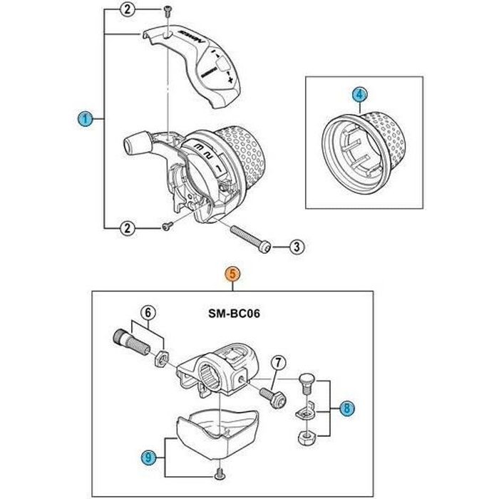 Mecanisme Nexus 3v SL 3S41E SM BC06 Bell Crank Shimano Gauche Argent Cdiscount Sport