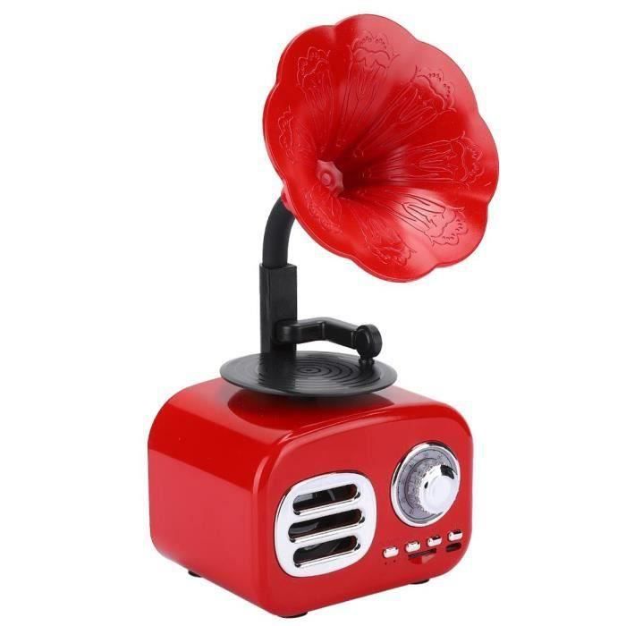 Enceinte Bluetooth Rétro Fuyin R909-A – Bois De Noyer – Radio FM – 600g
