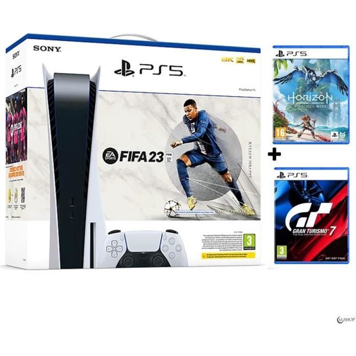 Pack Console PlayStation 5 FIFA 23 + Gran Turismo 7