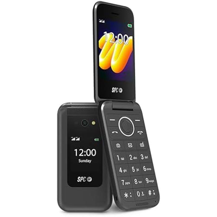 Téléphone de Base 4G - SPC - Wild - Double Écran - Autonomie 7 Jours - Sécurité Adolescents