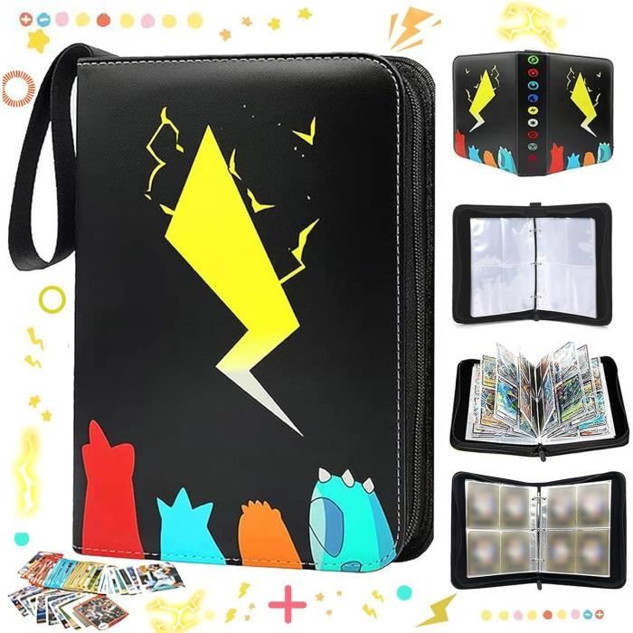 240 Cartes Capacité Classeur Cartes Pokémon 30 Pages - Album Protection 240 Cartes Transparent Classeur Souple