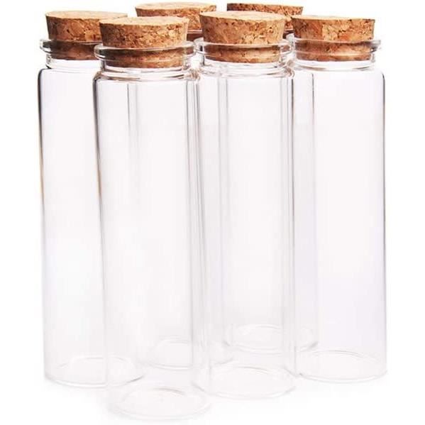 6 Flacons Roll-on En Verre Bleu Cobalt 10 Ml - Avec Bille Inox - Pour Huiles Essentielles