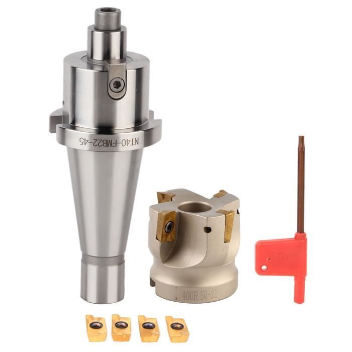 Fresa Per Metallo Portabrocas De Pinza BAP400R 50 22 4T, Fresa NT40