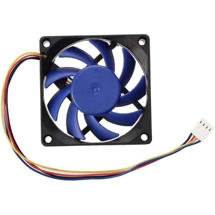 Ventilateur De Refroidissement Dc 12v, 60x60x10mm, 2 Broches, Pour Boîtier D'ordinateur, Cpu