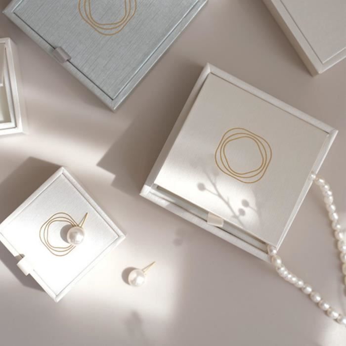 Boite Cadeau Bijoux Boîte-Cadeau De Bague En Carton Paquet De Boîtes à Bijoux Cas Boîtes-cadeaux De Bijoux En Papier De Carrées Boîte à Bijoux Pour 585 - Maison Boite Cadeau Bijoux Professionnel