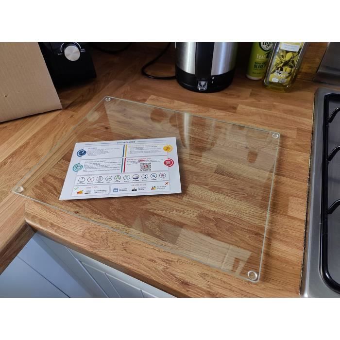 5Five - Planche à Découper HARMONY Beige En Verre Trempé | WhichOne