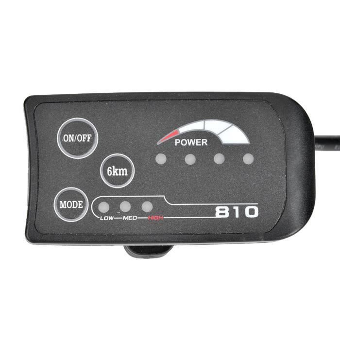 Écran LED G20 F Pour Vélo électrique Et Scooter - Affichage Vitesse, Batterie, Kilométrage - Interface étanche, Diamètre 22.2 Mm