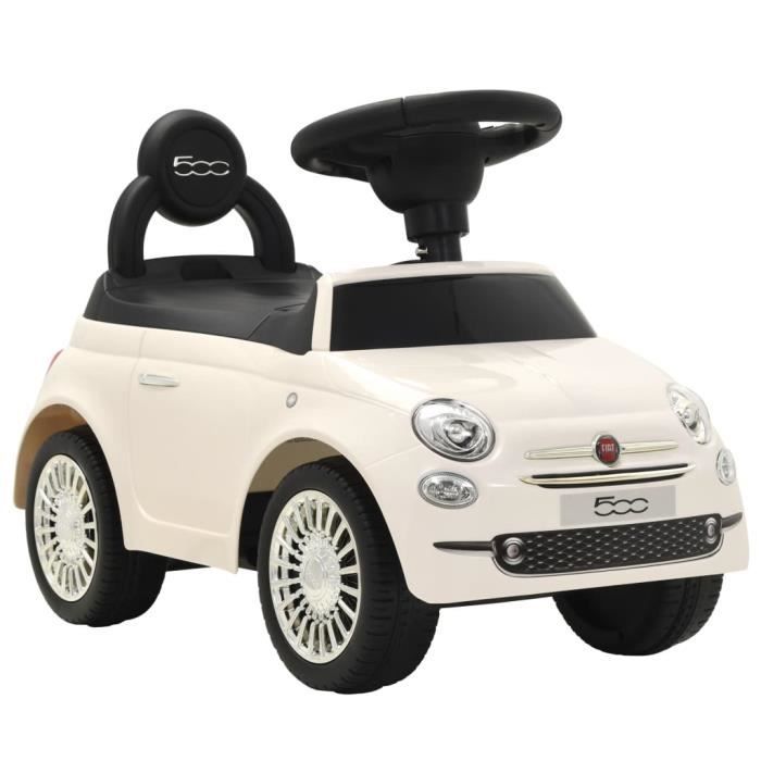 Voiture A Chevaucher Fiat 500 Blanche Jeux Jouets Jouets Jeux