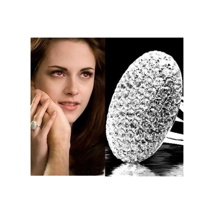 Taille 54 Bague Bella Twilight Identique Photo Warner Bros Blanc