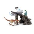 Kit de dinosaures avec grotte - Schleich - 41461 - Multicolore - Pour enfant de 3 ans et plus-1
