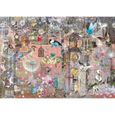 Puzzle - SCHMIDT SPIELE - La vie en rose - 1000 pièces - Abstrait - Multicolore-1