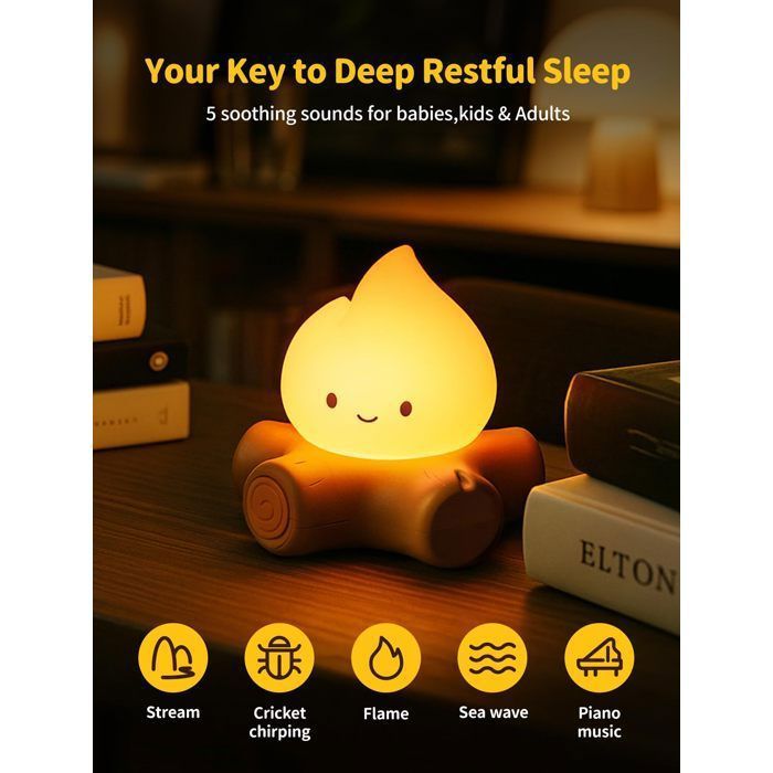Veilleuse LED En Forme De Boule - 3 Modes De Luminosité - Portable Et Rechargeable - Pour Chambre, Camping, Ambiance