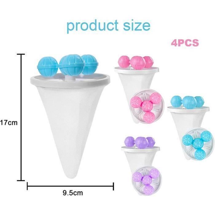 Sac En Filet À Peluches Flottant, Sac Filtre pour Machine à Laver, Sacs Sac En Filet À Peluches Flottant, Sac Filtre pour Machine à Laver, Sacs