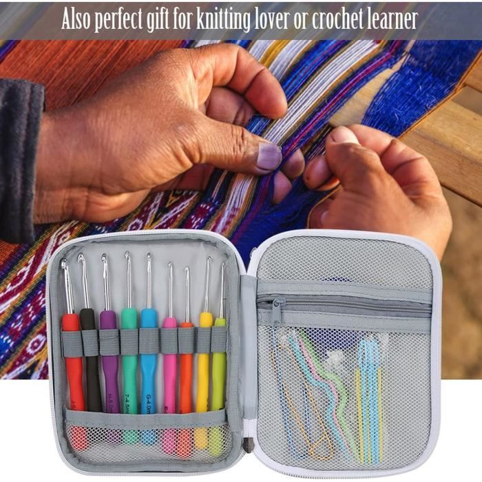 Soleebee Tout-en-Un Top qualité Crochet Enseble de Tricot Outils 48