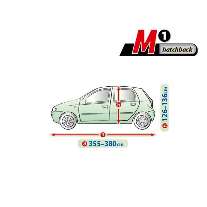  Bâche Voiture Étanche Compatible avec Renault Clio 2006-2024,  Housse de Protection Voiture Extérieur Respirante Contre Pluie Soleil  Poussière