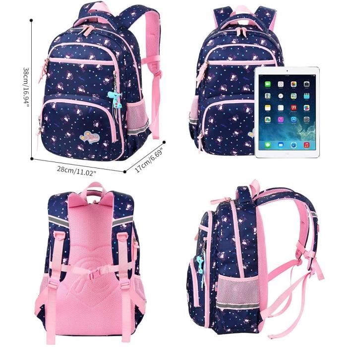 Cartable Fille Primaire Enfant CP Sac Dos Ecole Scolaire CE2