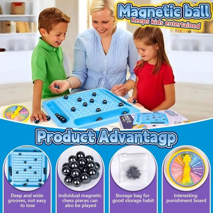 Jeu d'échecs magnétique Sander Shop, jeu éducatif, jeu d'échecs portable pour la famille, les fêtes, les anniversaires et Noël Jeu d'échecs magnétique Sander Shop, jeu éducatif, jeu d'échecs portable pour la famille, les fêtes, les anniversaires et Noël