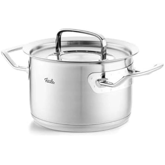 Faitout Fissler Original-Profi 28cm 10L - Acier Inox 18/10 - Compatible Induction, Four, Lave-vaisselle - 6