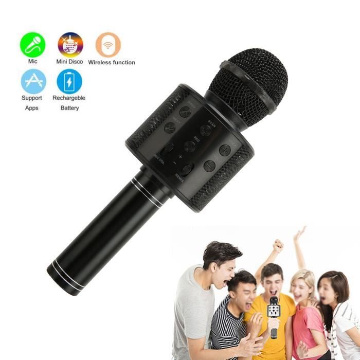 HURRISE Faux microphone pour karaoké Microphone d'accessoire