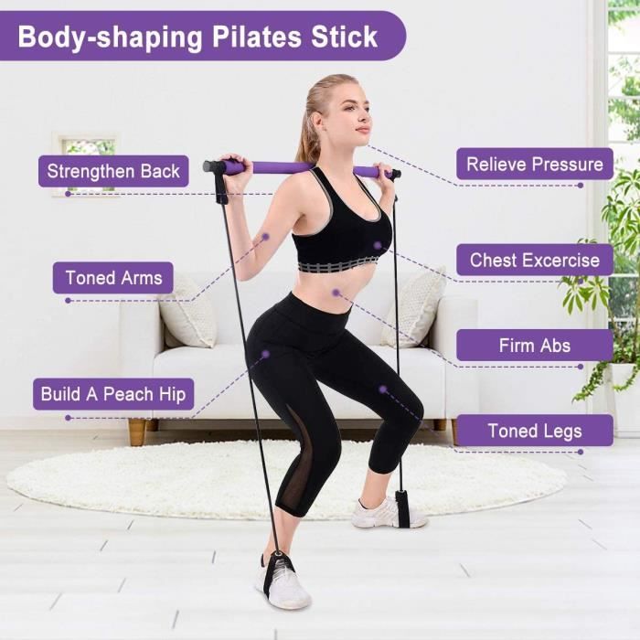 Bandes De Résistance Pour Stepper Mikikit - Élastiques De Fitness Pour Bras, épaules, Dos - Lot De 2