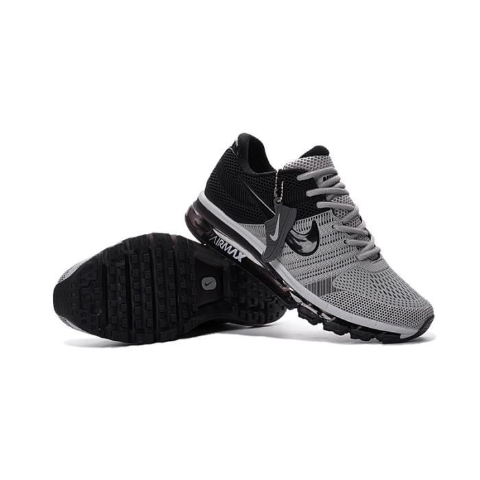 Nike Air Max 2017 chaussures de course Gris noir Cdiscount Chaussures