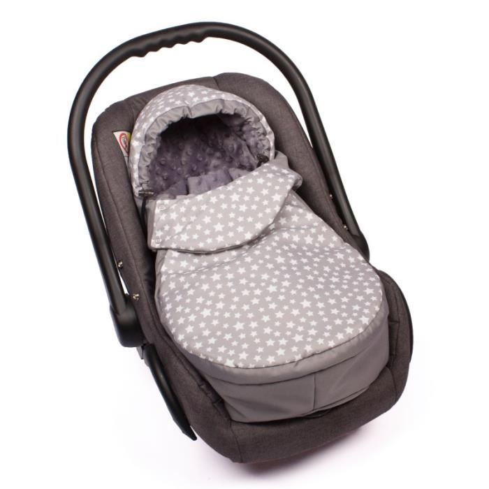 Chancelière Universelle Pour Poussette Bébé – Housse Hiver 97x44cm, Imperméable, Avec Capuche Et Fermeture éclair - 9