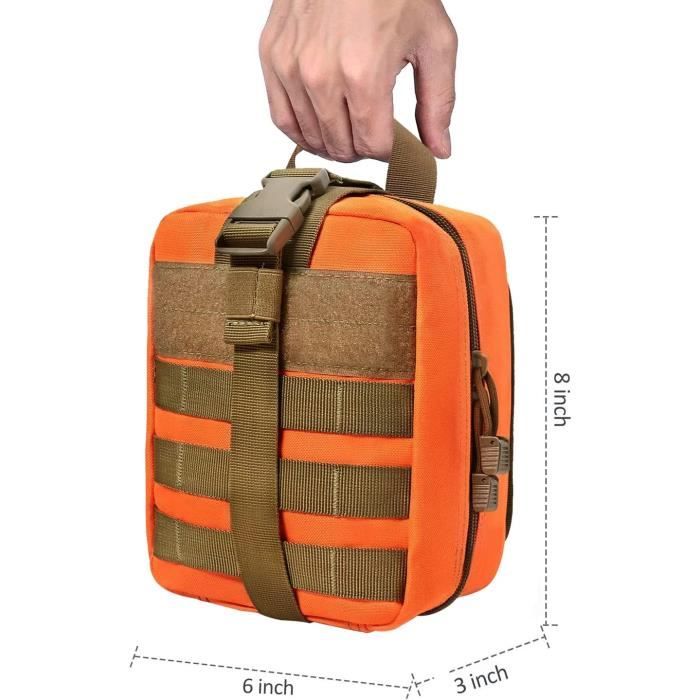 TANSOLE Pochette Tactique Molle Pouch ifak Vide Sac Trousse Secours  Militaire, pour Ceinture Gilet Tactique Sacoche EDC Poche63 - Cdiscount  Santé - Mieux vivre