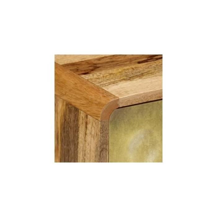 Meuble TV 120 x 30 x 40 cm Bois massif de manguier LWW29282