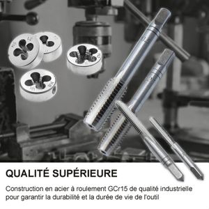 Coffret Expert 40 Filières Et Tarauds Silverline - De 3 à 12 Mm - 13722
