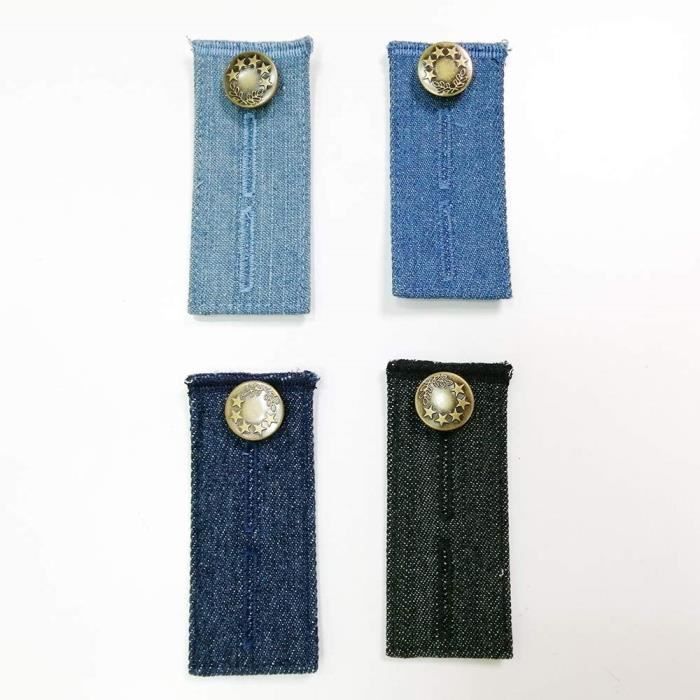16 Pièces Rallonges Bouton Pantalon - Extension Pour Jean, Jupe, Début Grossesse - 3