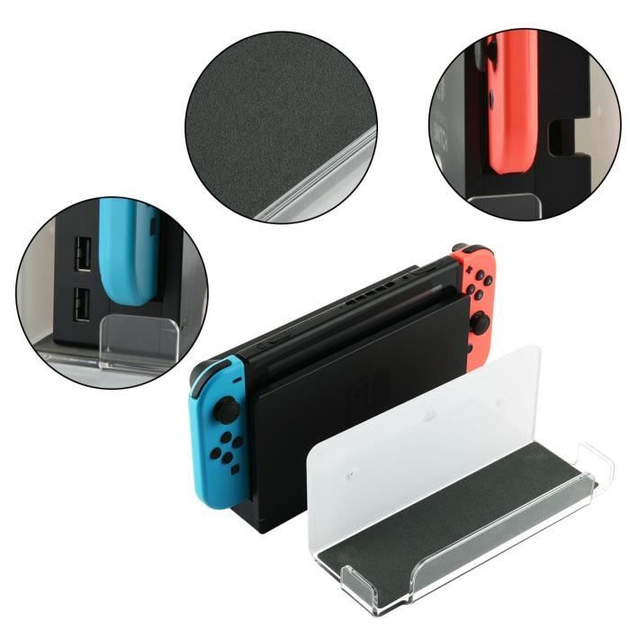Support mural pour Nintendo Switch OLED modèle 2017, étagère de console  JOYTORN Switch près ou derrière la TV avec métal robuste noir