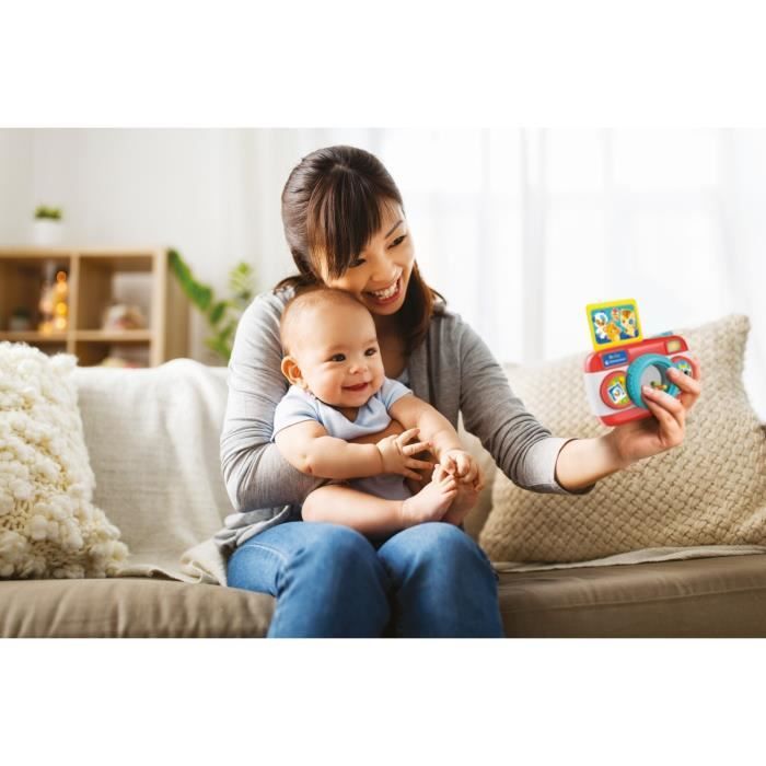 Appareil Photo Bébé Clementoni – Sons, Lumières Et Cris D’animaux Pour éveiller Les Tout-petits Dès 10 Mois