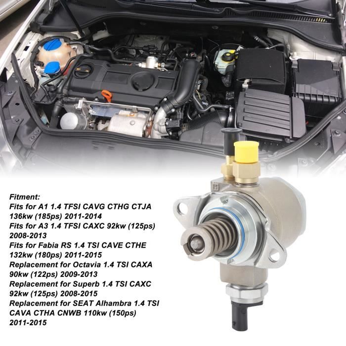 Pompe à Carburant Haute Pression Pour Dacia, Nissan Qashqai 1.2 DIG-T - Compatible Référence OEM 166301888R