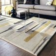 100*160 cm rayure Tapis Salon carpet tapis chambre d’enfant Tapis Shaggy Yoga Moquette Anti-dérapage Absorbant Velours décoration -3