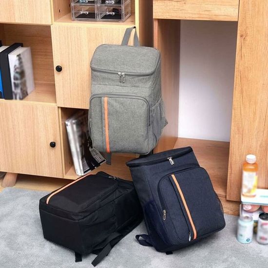 Sac à Dos Glacière Isotherme 18L Aoresac - Imperméable - Pour Pique-nique, Plage, Camping