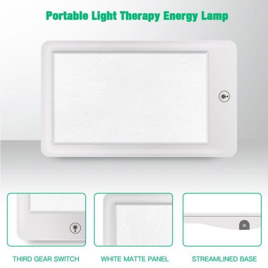 Thérapie Lumineuse Sad 3 Intensités Led 2800-6000k Lampe Luminothérapie 27000-32000 Lux - 3 Intensités LED - Améliore Humeur Et Moral Lampe De Luminothérapie Beurer - 7