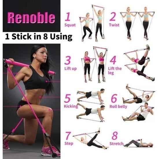 BESPORTBLE 1 Paire De Bandes De Résistance Pour Stepper - Pour Exercices De Fitness Et De Musculation