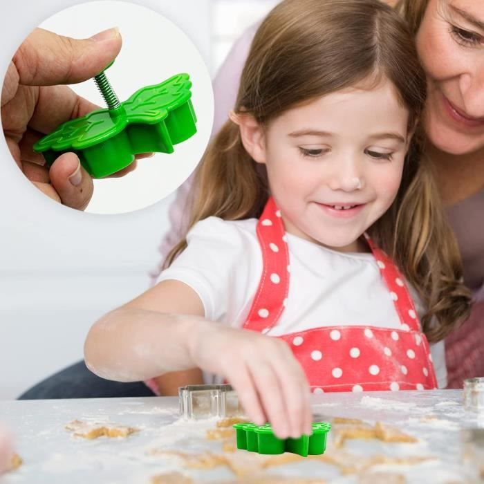 Lot De 4 Emporte-pièces Feuilles : érable, Chêne, Tilleul, érable Pointu - Acier Inoxydable, Hauteur 1,5cm - Pour Pâtisserie Déco