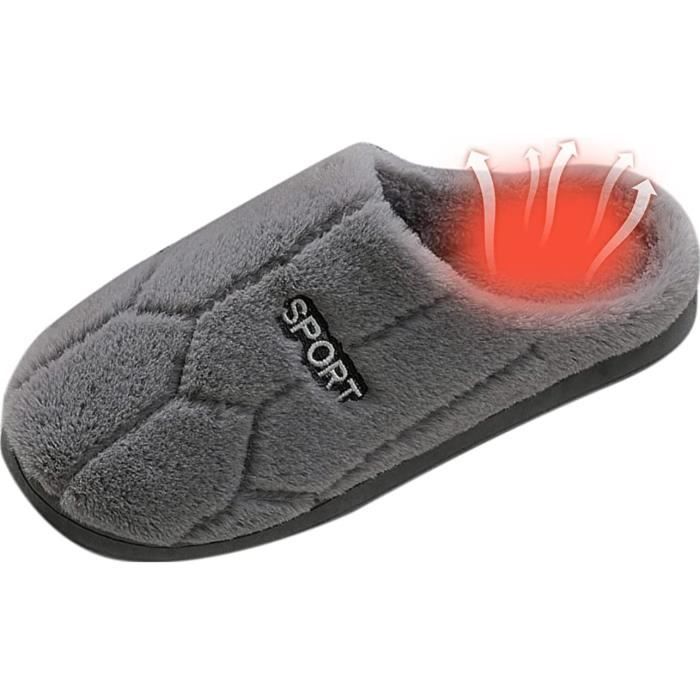 Pantoufle pour homme en cuir shop