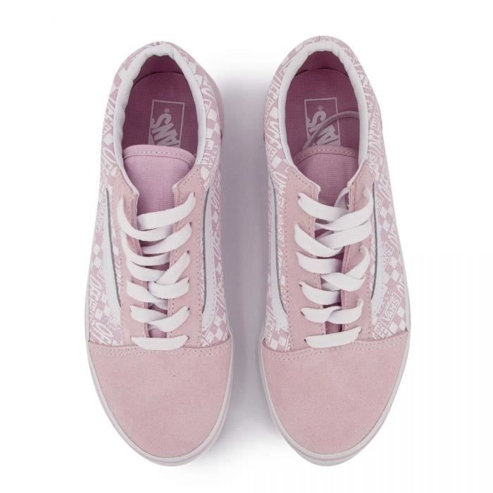 Vans rose basse clearance